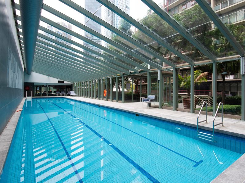 Communal indoor pool