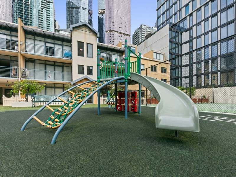 Outdoor playground area located within the complex.