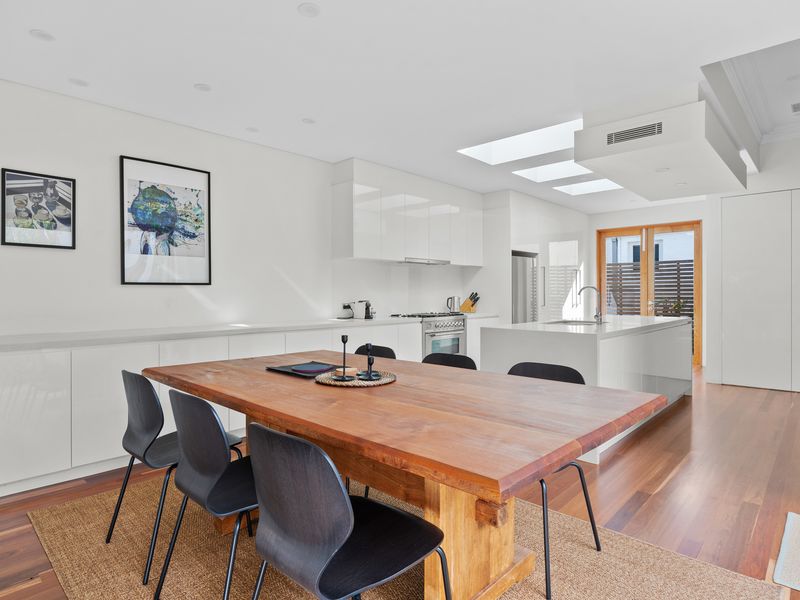 A beautifully designed dining space with modern finishes.