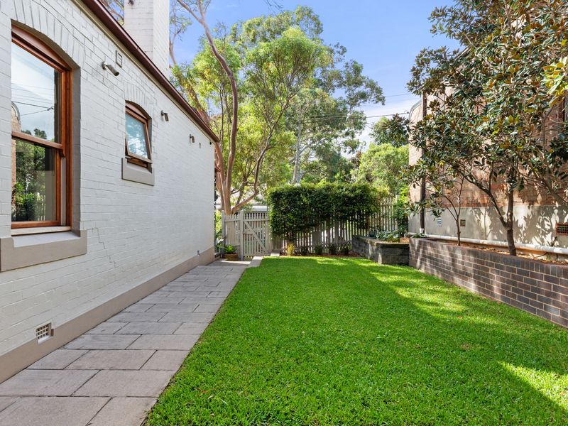 Step outside and feel the fresh air in this serene courtyard.