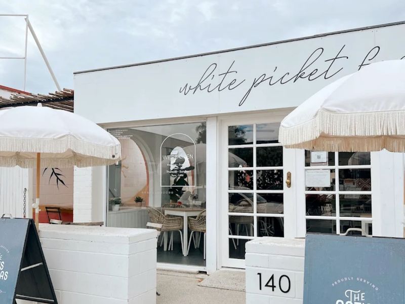 Stop over for brunch here at White Picket Fence