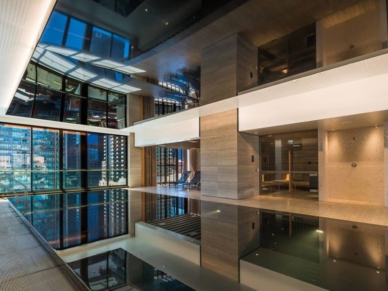 Communal indoor pool