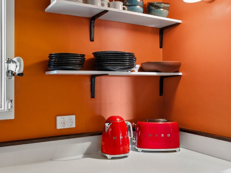 A warm glow and a well-stocked kitchen.