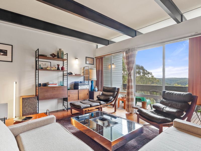 Cozy lounge area overlooking the surrounding scenery.