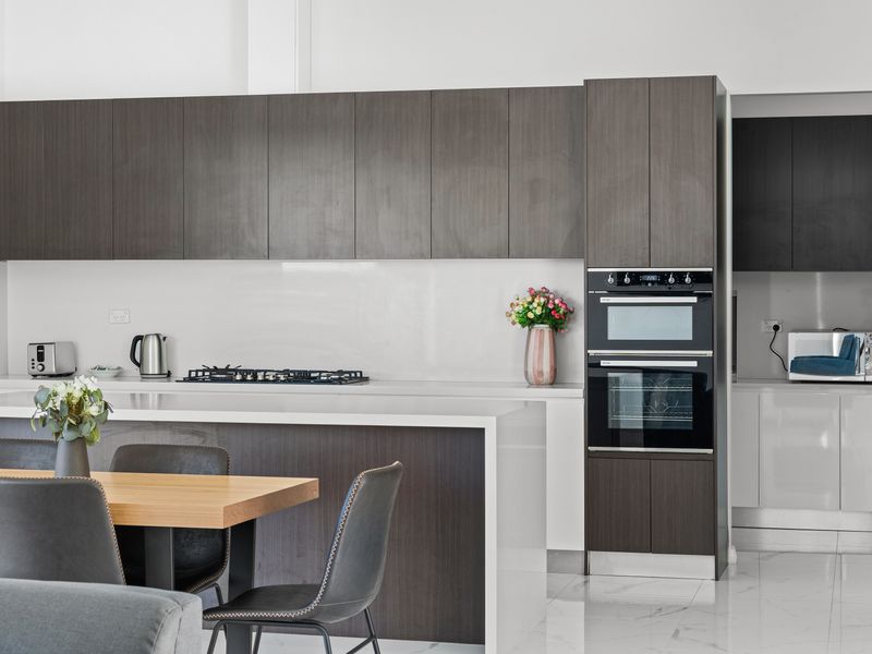 Spotlight on the Pristine White Kitchen