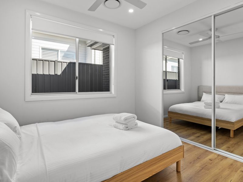 Bedroom with Full-Length Mirror