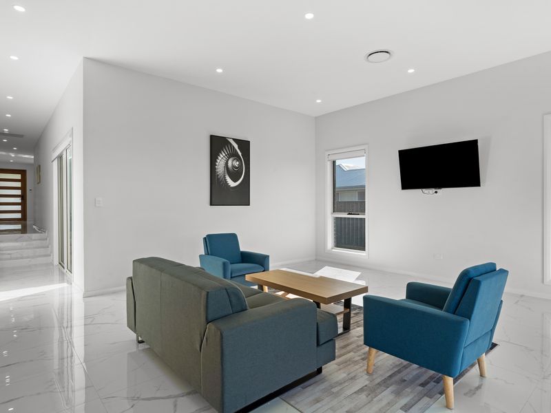 Spacious Living Room with Clean White Aesthetic