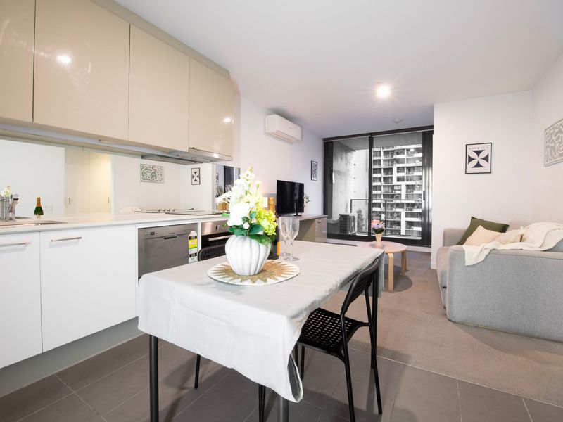 Kitchen and dining areas