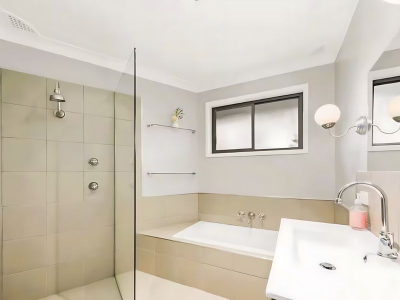 Sparkling clean bathroom