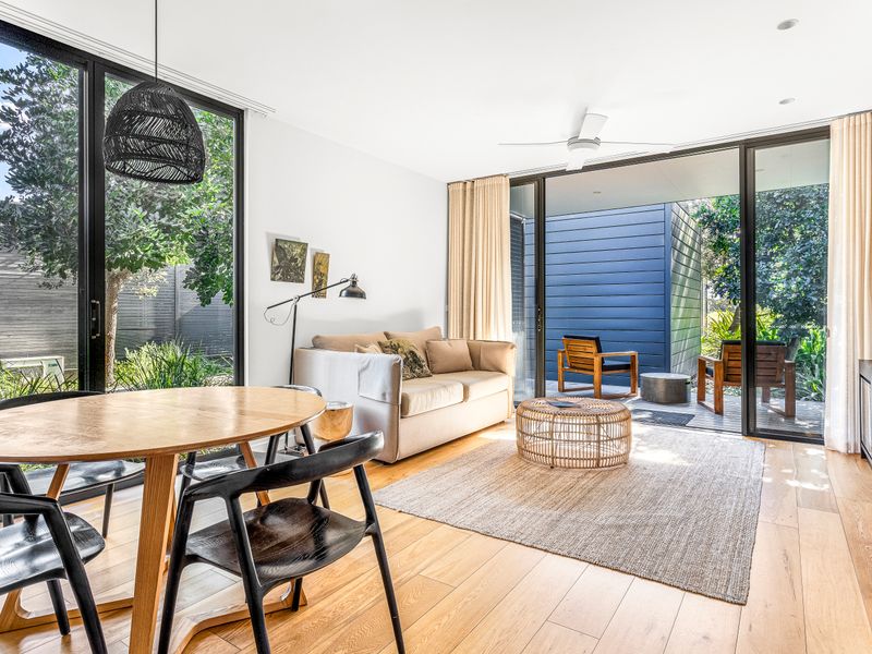 Light filled open plan living area
