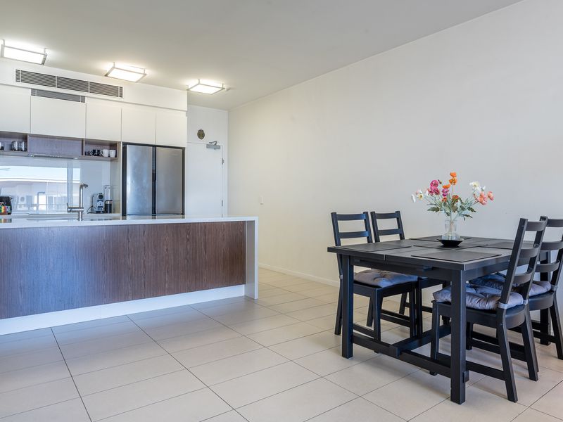 Dining and kitchen area