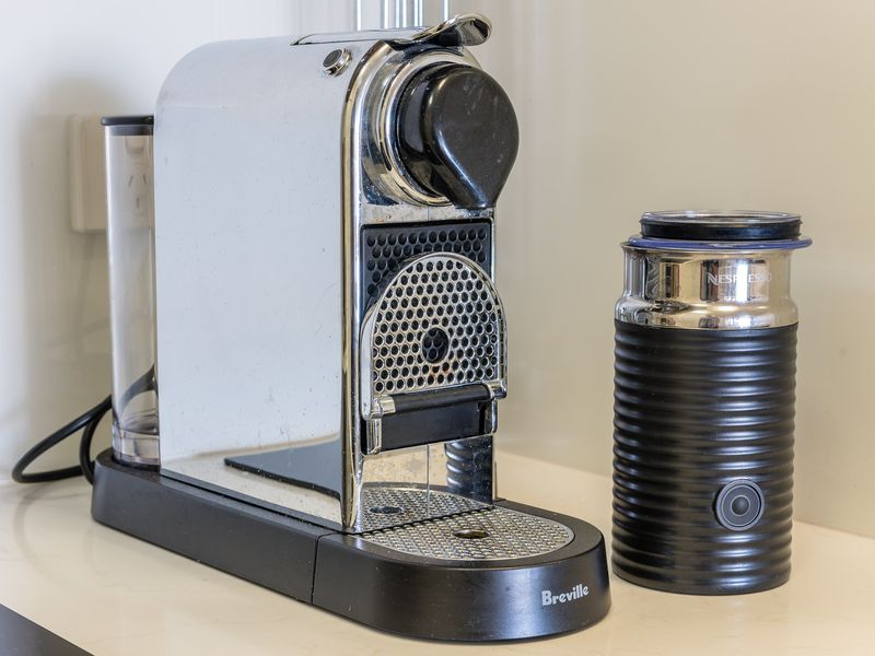 Coffee machine available for your morning comfort