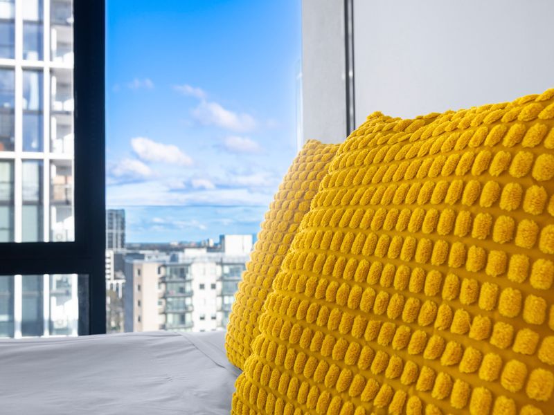 Bedroom 1 with outside view