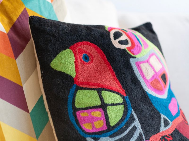 Popping color, cozy vibes