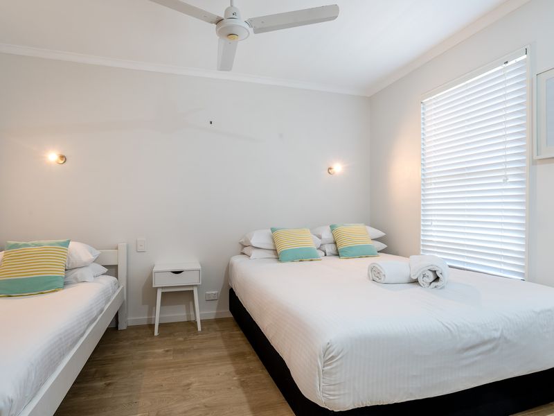 Bedroom 2 - Single and Queen bed