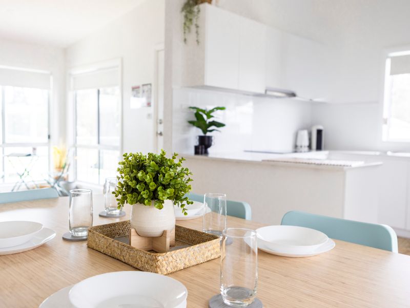Modern white kitchen with everything you need