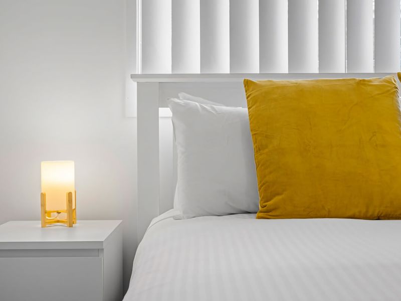 Thoughtfully prepared bedroom with hotel-quality linens