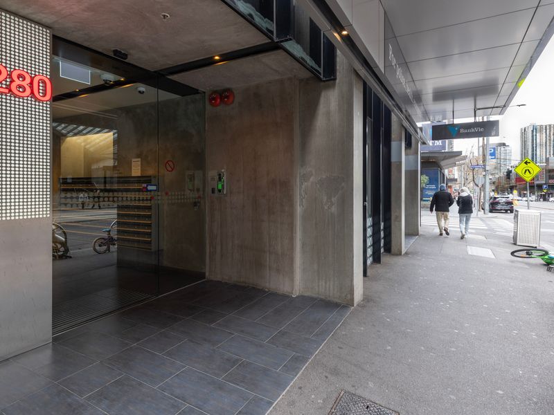 Secure and welcoming building entrance