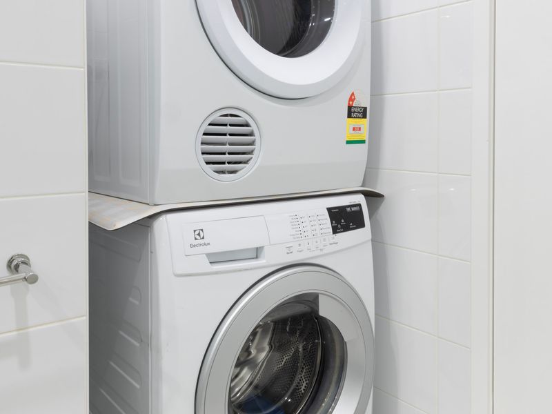 Laundry facilities right inside the apartment