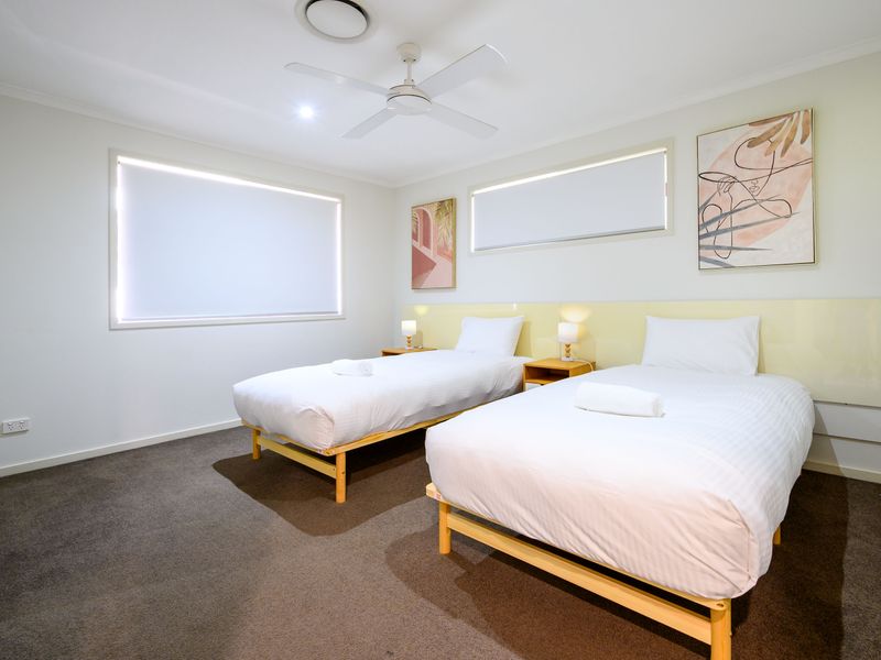 Comfortable room with two separate beds