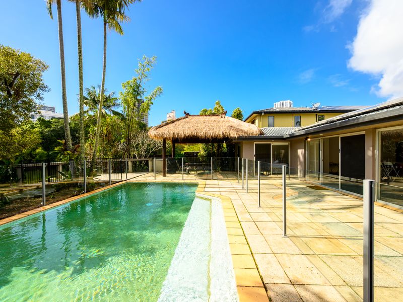 Enjoy a swim in our private pool.