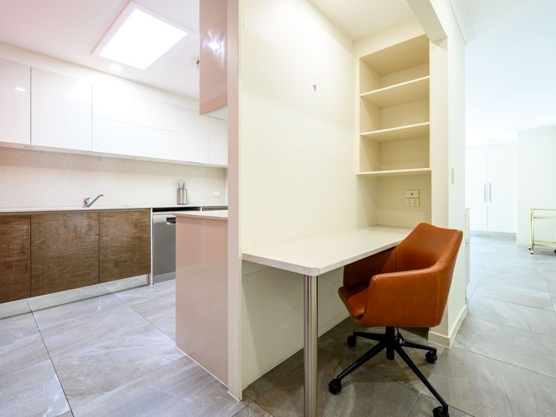 Personal desk ideal for remote work