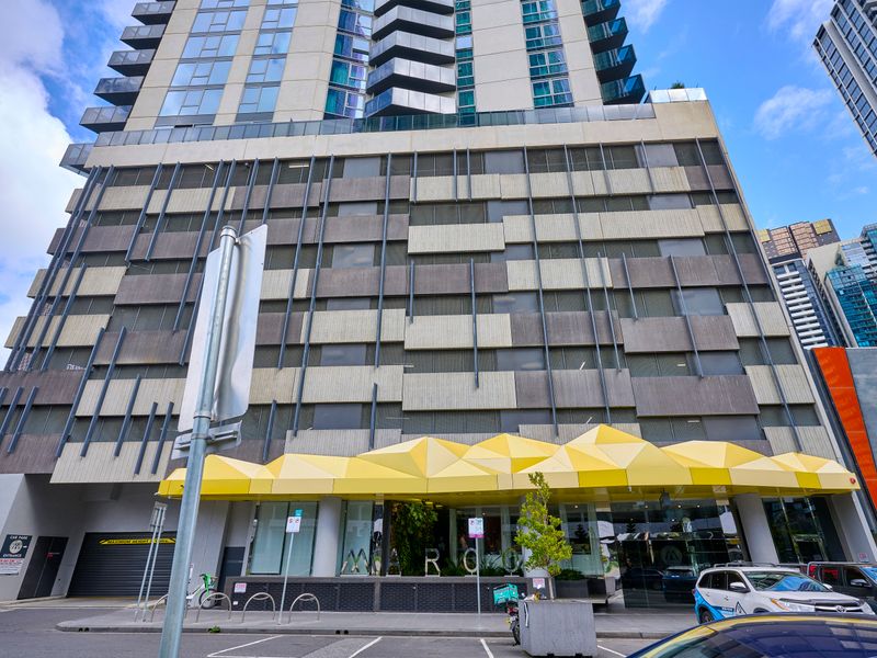 Exterior view of the building where your stay begins.