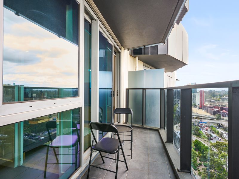 Enjoy fresh air and beautiful views from the comfort of your private balcony.