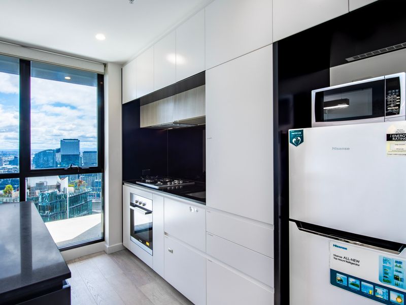 Sleek modern kitchen with a stylish layout and quality finishes
