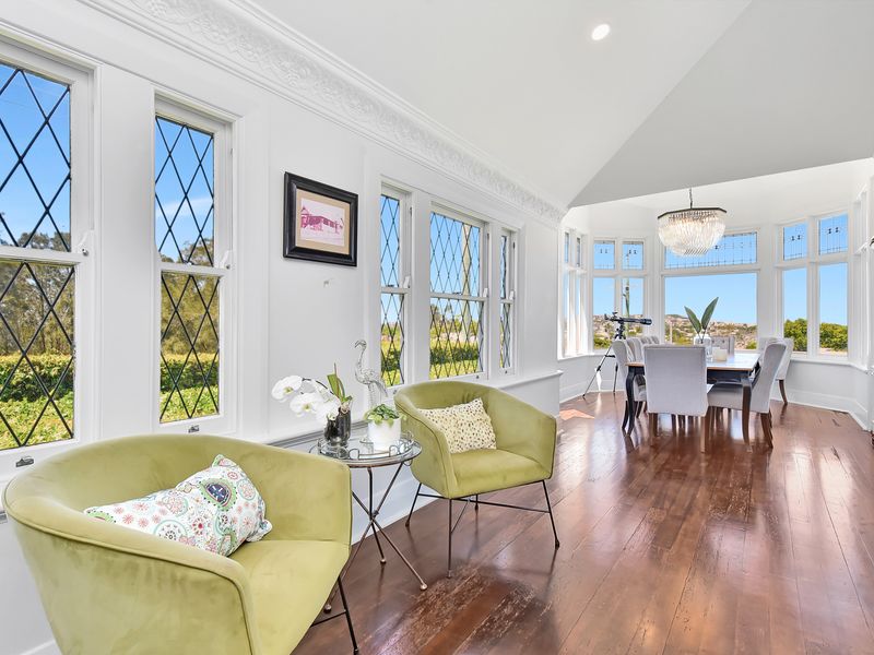 Spacious and airy living area.