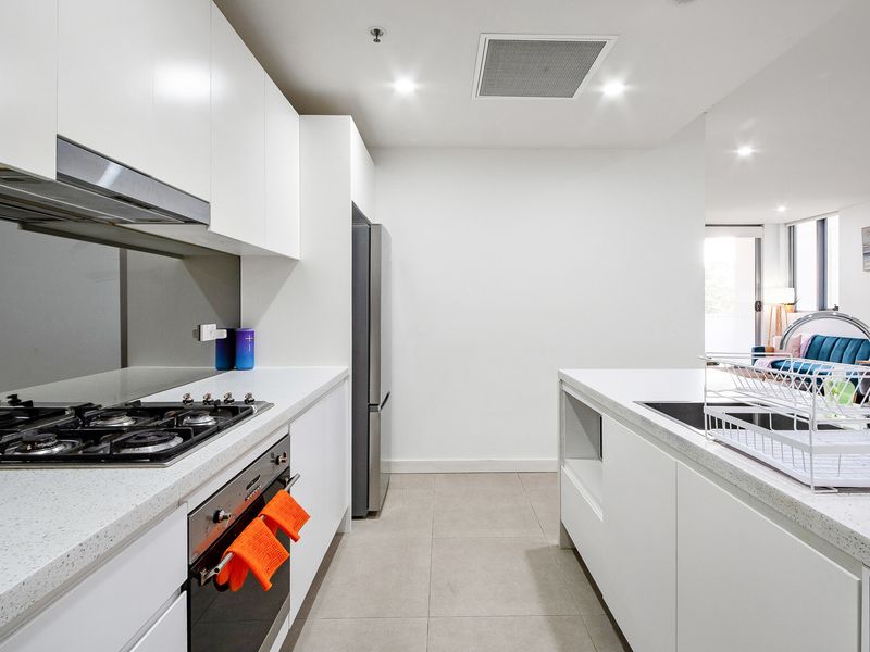 Gas cooktop and modern appliances for easy cooking