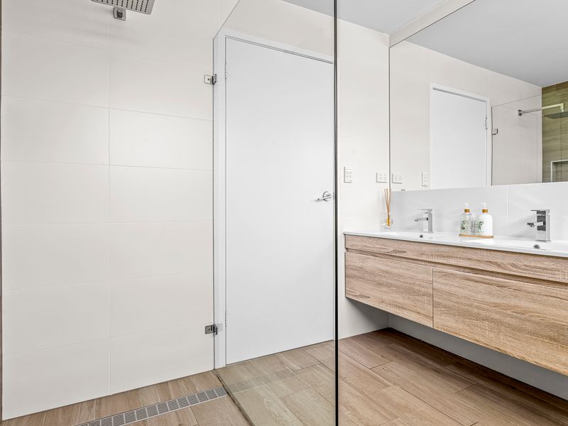 A spotless bathroom ready for your stay.