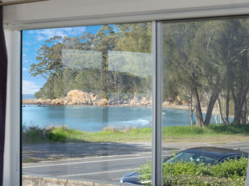 Wake up to stunning seaside scenery