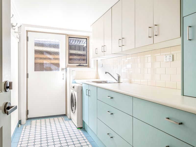 Laundry area available for guest use