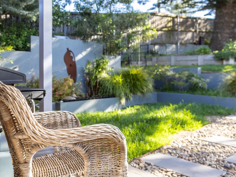 Green garden space ideal for fresh air and sunshine.