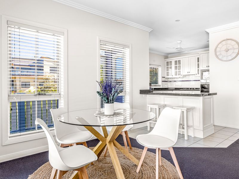 Share stories and meals in this welcoming dining area.