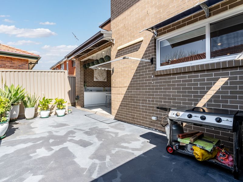 Outdoor BBQ area for casual dining.
