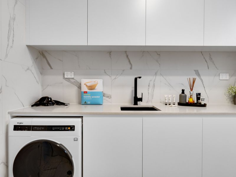 Laundry made easy during your stay.