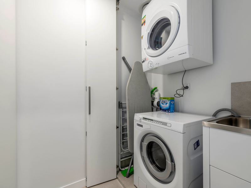 Convenient in-unit laundry