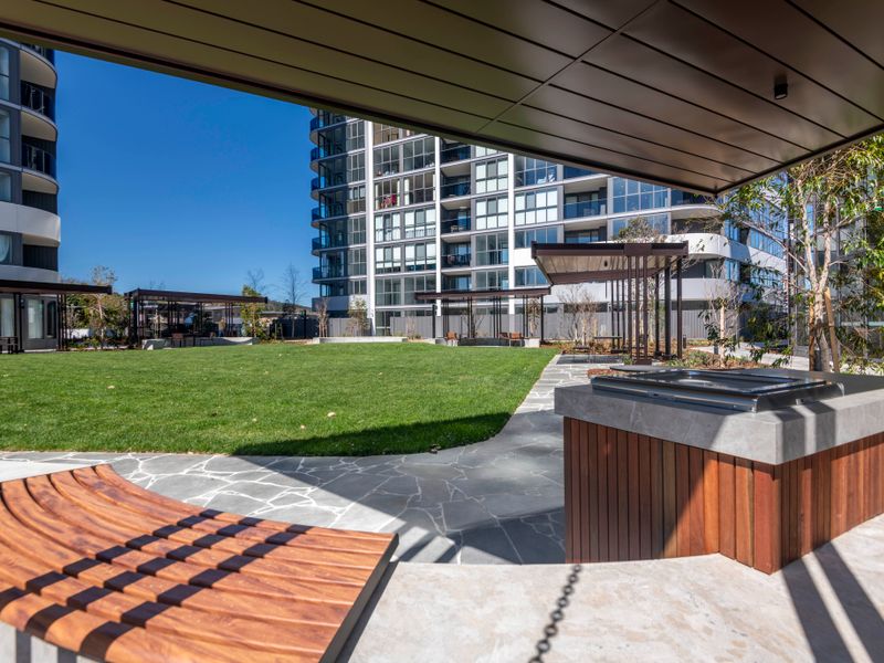 Relax and entertain in the landscaped courtyard