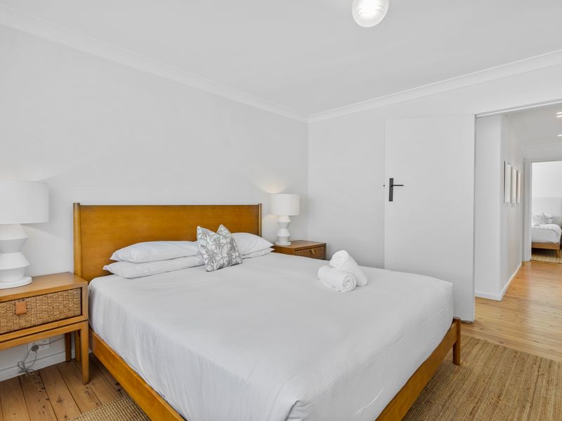 Warm and inviting master bedroom with calming décor