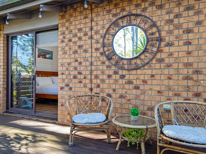 Private outdoor space perfect for morning coffee or evening unwinding