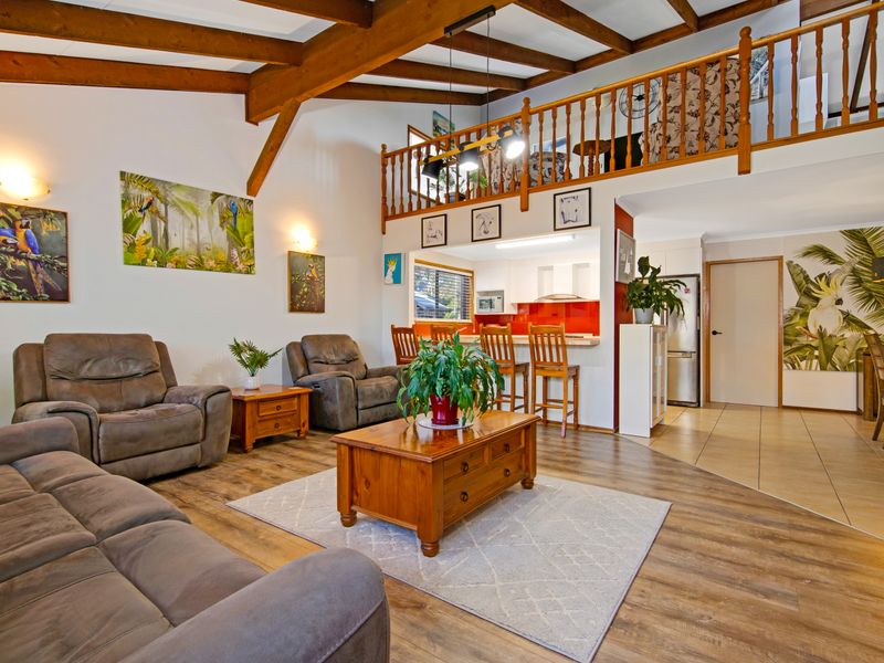 Spacious open-plan living with a warm, inviting atmosphere