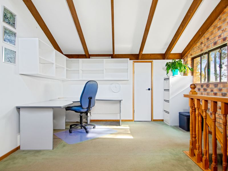 Dedicated workspace with a desk, perfect for remote work or study.
