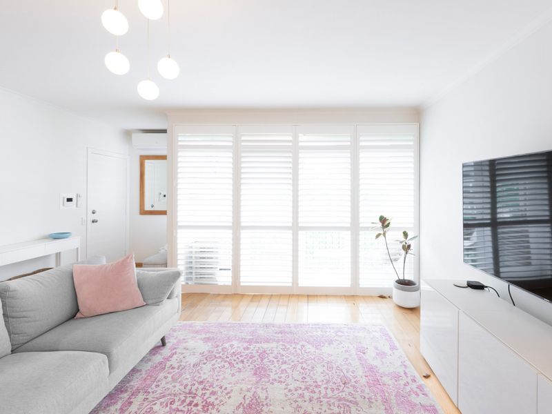 Bright and airy living room with comfy seating