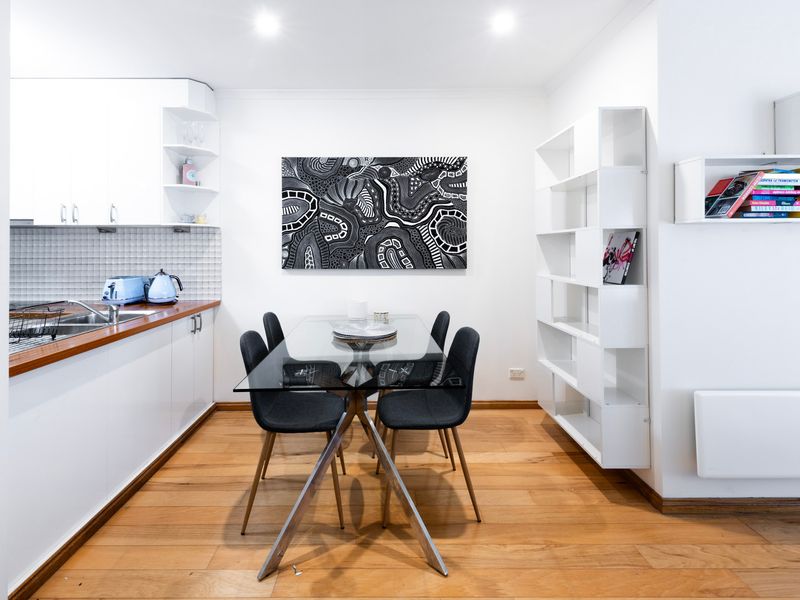 Dining area next to the kitchen