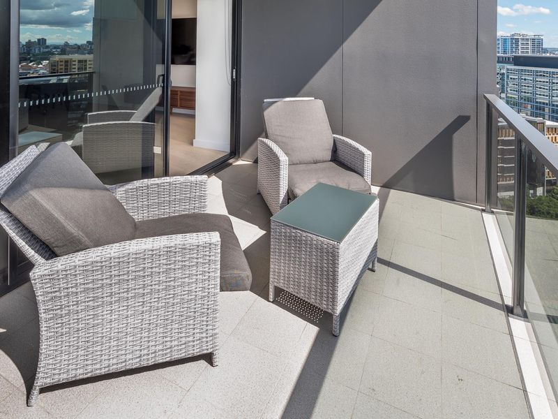 Relaxing balcony with fresh air and sun.