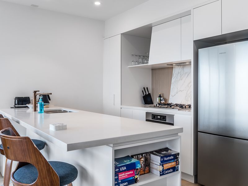Kitchen setup thoughtfully arranged for your stay.