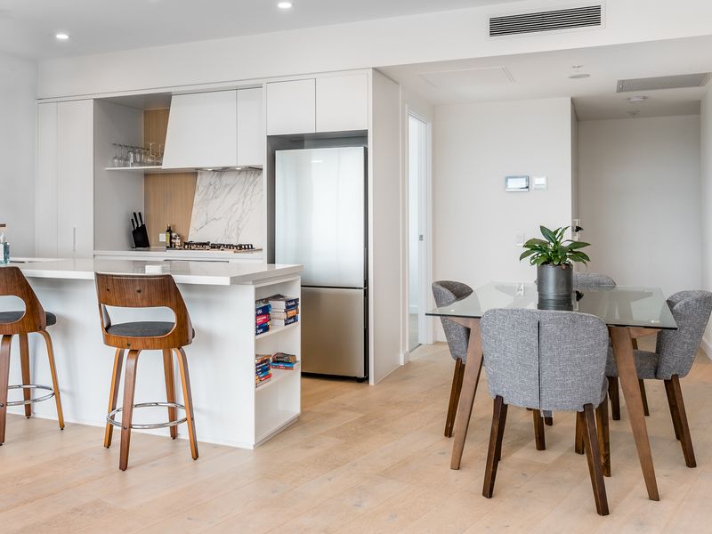 Comfortable dining area perfect for meals with family or friends.