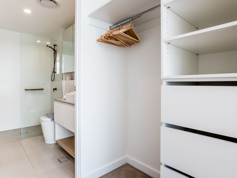 Convenient storage options for a clutter-free stay.